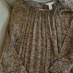 H&M floral cotton dress